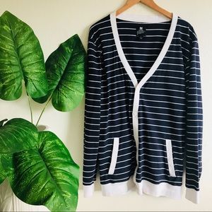 Striped cardigan